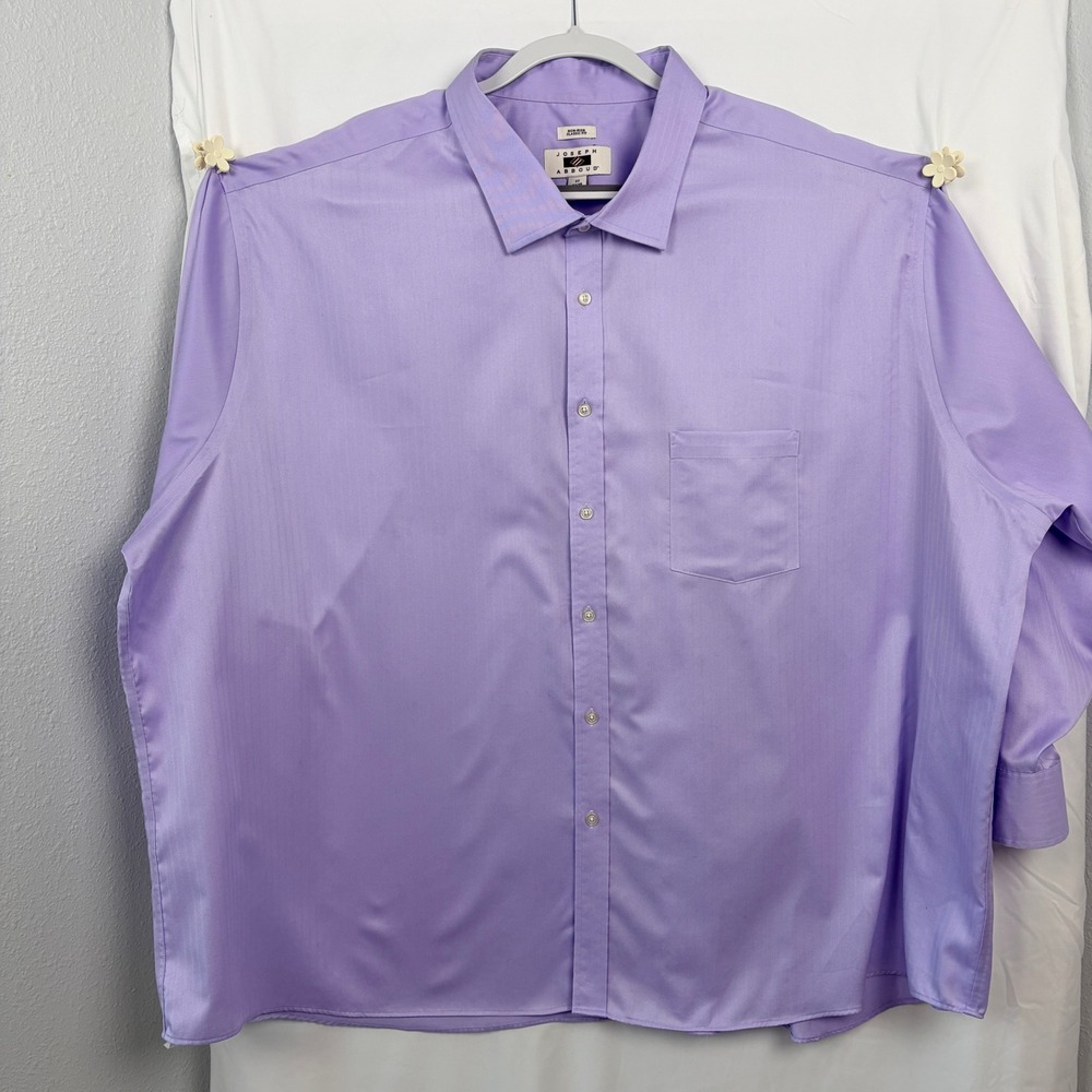 Joseph Abboud Classic Fit‎ Dress Long Sleeve Shirt 22 34/35 Lavender